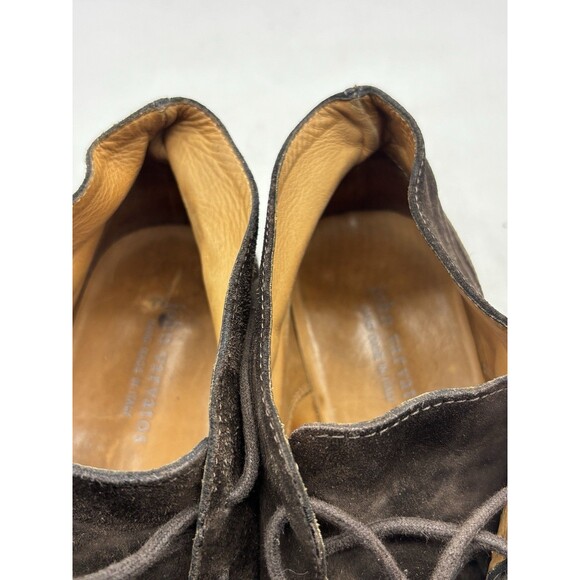 John Varvatos Boots Mens 9 M Lace Up Chukka Boot Brown Suede